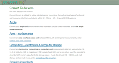Desktop Screenshot of convert-to.com